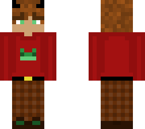 plaid frog man