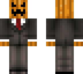 pumpkin in suit