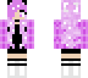 purple high school girl