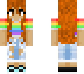 rainbow girl