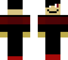 red and black
