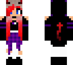 red and purple demon girl