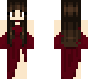 red gown