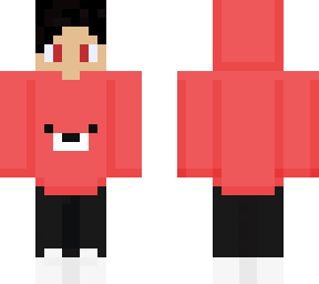 red hoodie