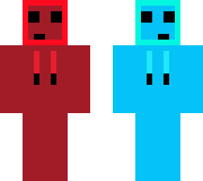 red slime vs cyan slime