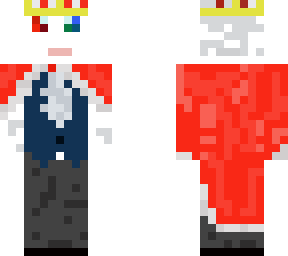 robot king in robes