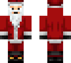 santa without outer layer