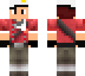 scout with white cosemetics