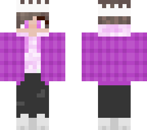 scuffexed purple plaid