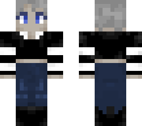 silver haired skin