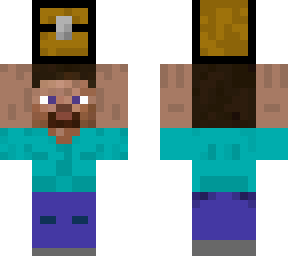steve holding chest