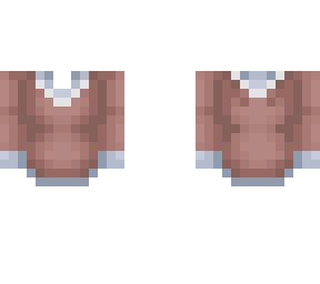 sweater over blue button-up