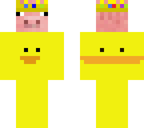 technoblade in duck outfit