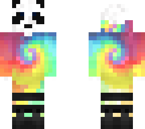 tie dye panda