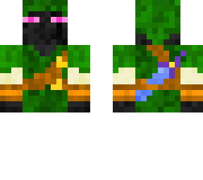 unfinished ender-man ink