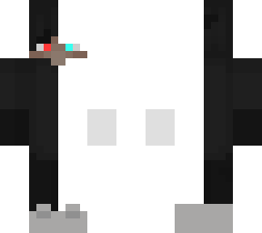 white and black