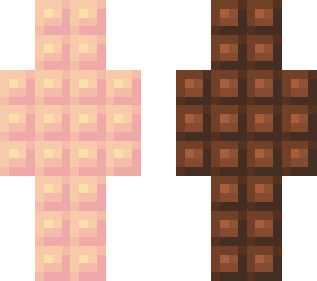 white chocolate and milk chocolate