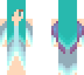 aqua goddess w/ wings