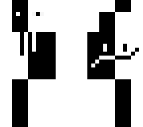 black & white | Minecraft Skin