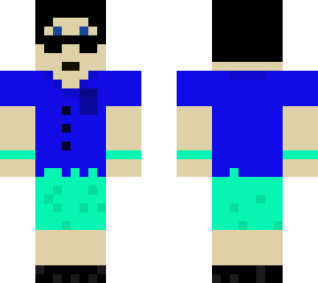 blue and green relaxboy