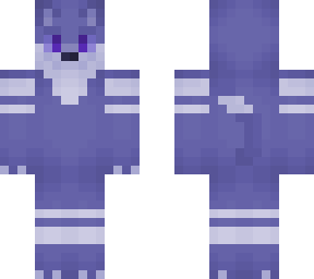 blue canine furry