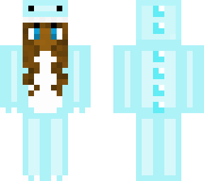 blue dino girl