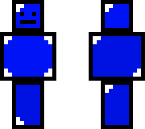 blue man