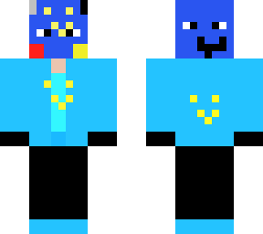 blue man