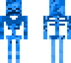blue skeleton