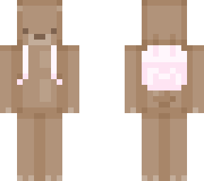 brown bear with milk backpack