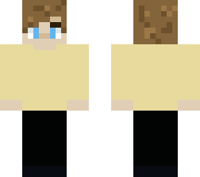 Brown Hair Blue Eyes | Minecraft Skin