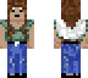 casual fairy girl, long, brown hair