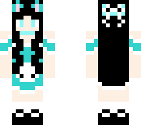 cat girl oc skylar maid outfit
