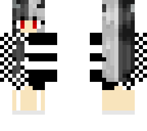 checkered demon girl