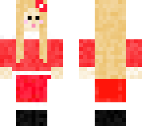 christmas is here - santa girl - by amaanyaplayz