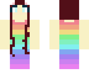 cute rainbow  girl