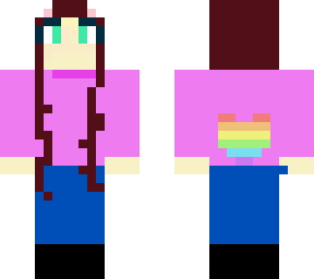 cute rainbow  girl