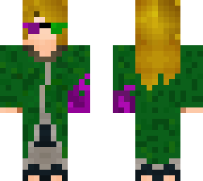 deidara dark green suit