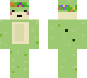 frog with flower crown :d
