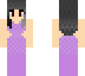 girl in purple dress