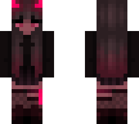 glowing demon girl