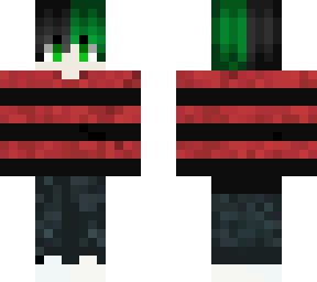 green and black boy