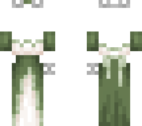 green royal dress - ob