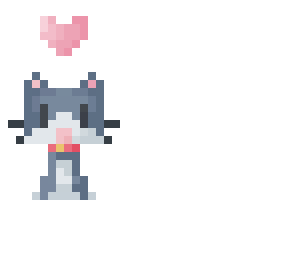 kitty pixel art