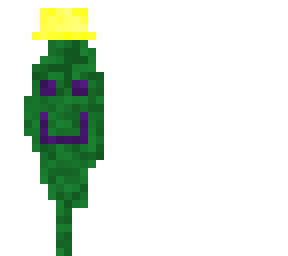 leaf with hat