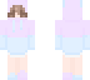 lilac half hoodie