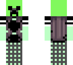 my cute creeper cosplay ! with mask