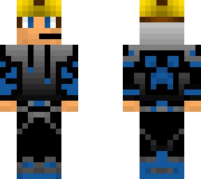 official xsudios minecraft skin (3px) (blue edition)
