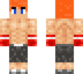 orange haired boxer