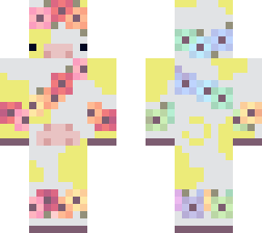 pastel yellow cow